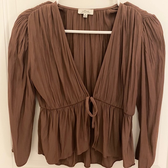 Wilfred Shanina Tie Front Blouse - Picture 6 of 9